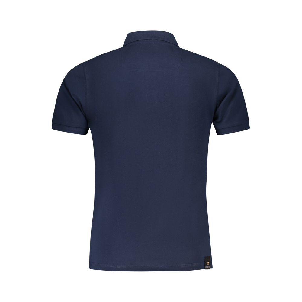 Accademia Militare Blue Cotton Polo Shirt