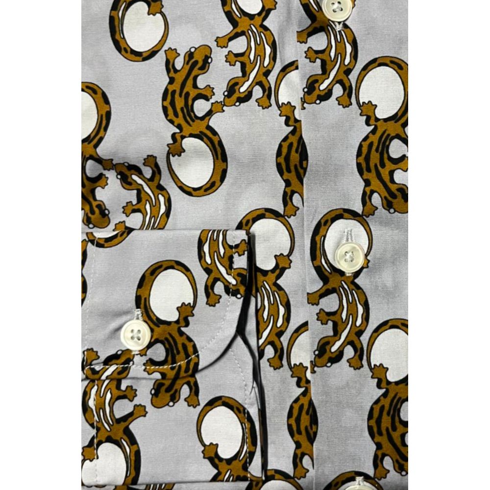 Bagutta Multicolor Cotton Men Shirt | Regal Royce