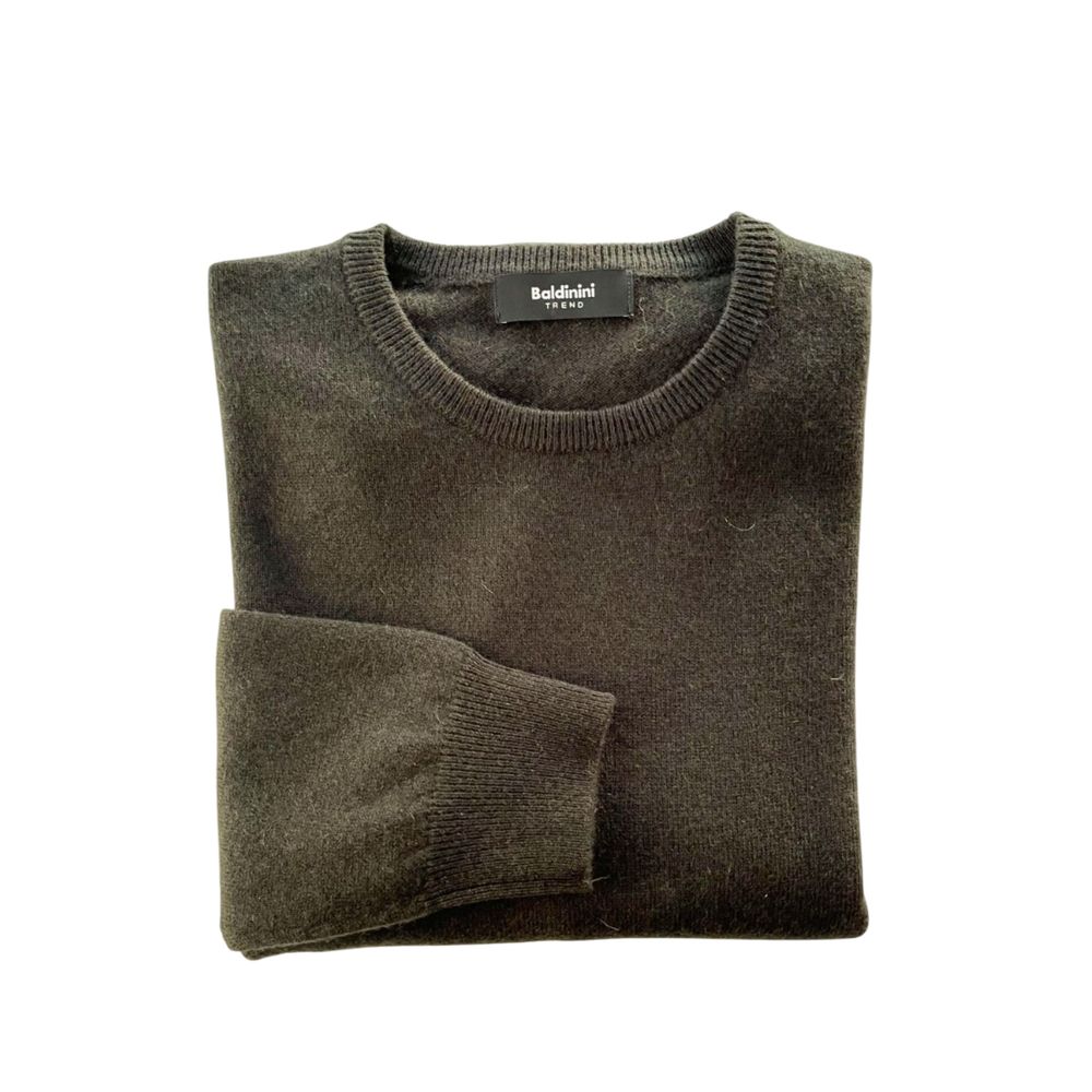 Baldinini Trend Green Cashmere Men Sweater | Regal Royce