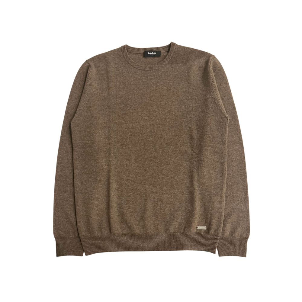 Baldinini Trend Brown Cashmere Men Sweater | Regal Royce