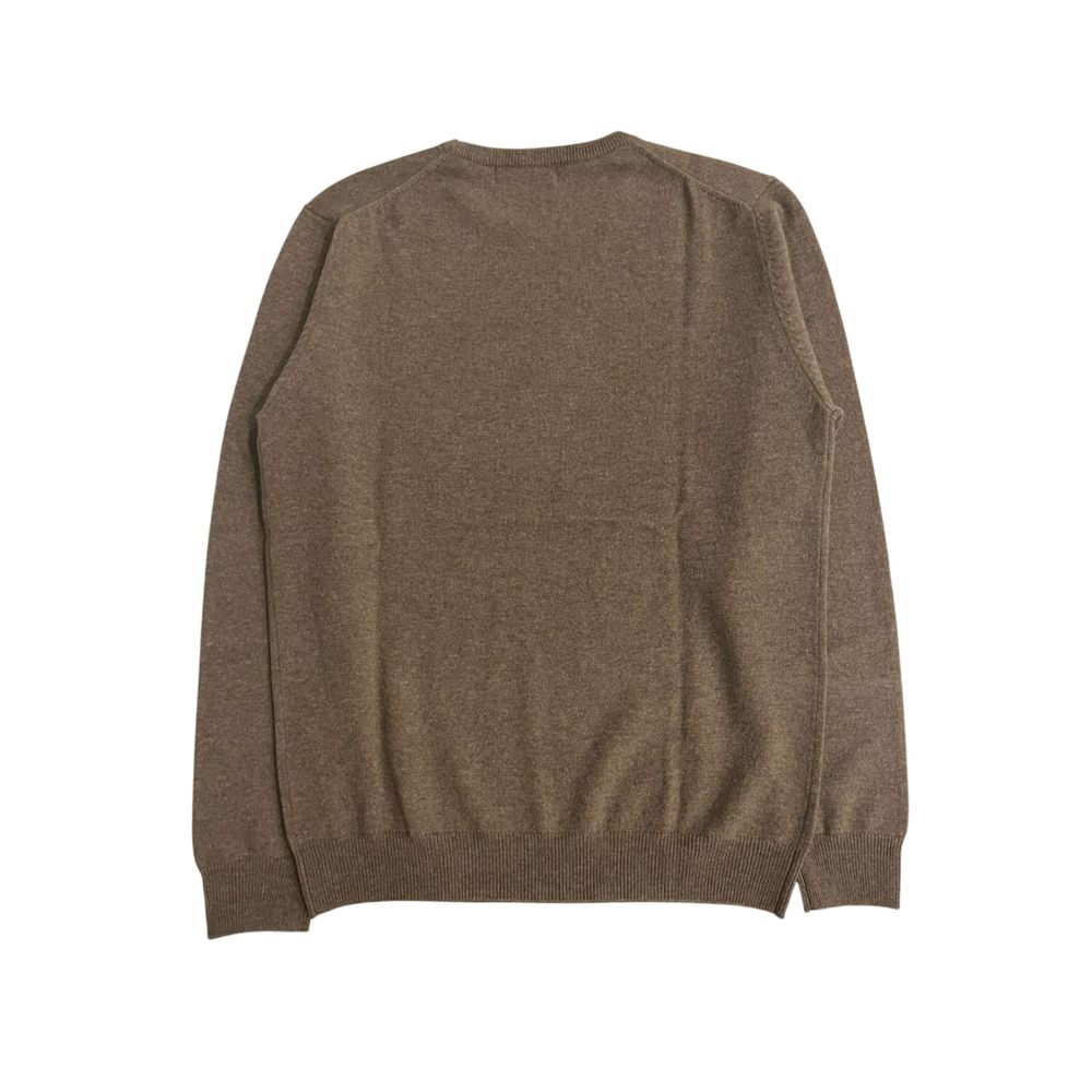 Baldinini Trend Brown Cashmere Men Sweater | Regal Royce