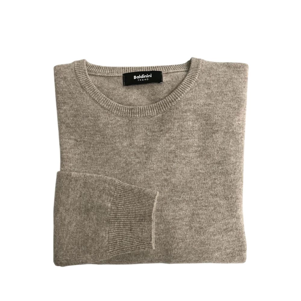 Baldinini Trend Beige Cashmere Men Sweater | Regal Royce