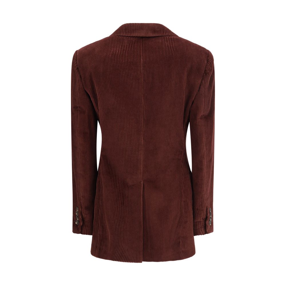 Brunello Cucinelli Bordeaux Cotton Coat | Regal Royce