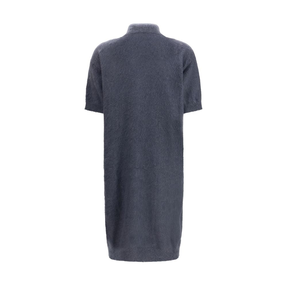Brunello Cucinelli Blue Mohair Casual Dress