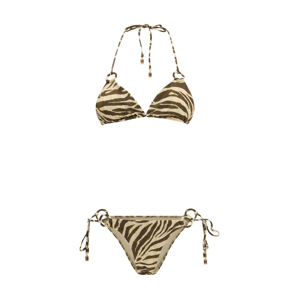 Zimmermann Brown Polyamide Bikini | Regal Royce