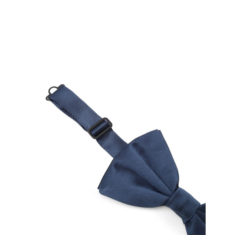 Dolce & Gabbana Blue Silk Bowtie | Regal Royce
