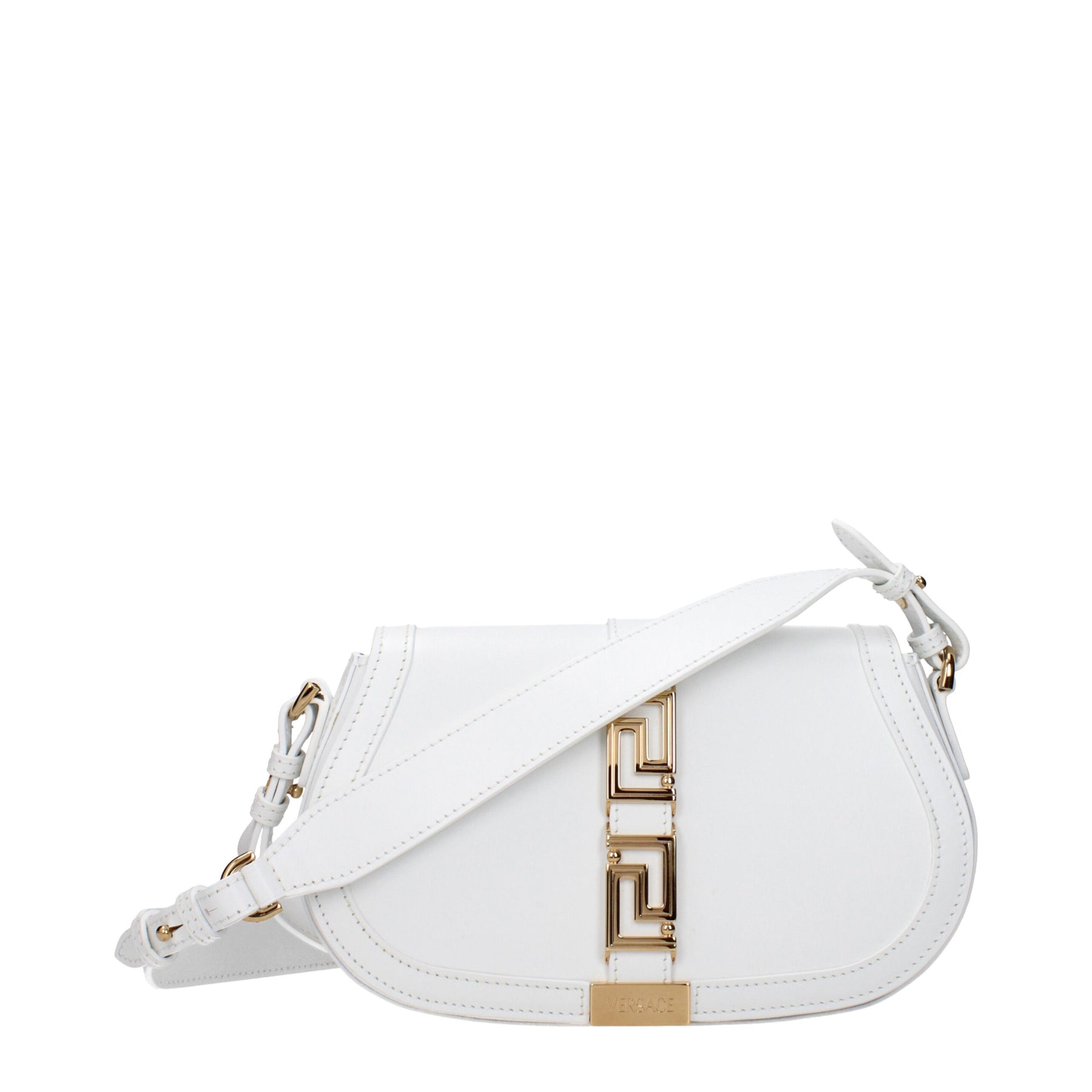 Versace White Leather Crossbody Bag | Regal Royce