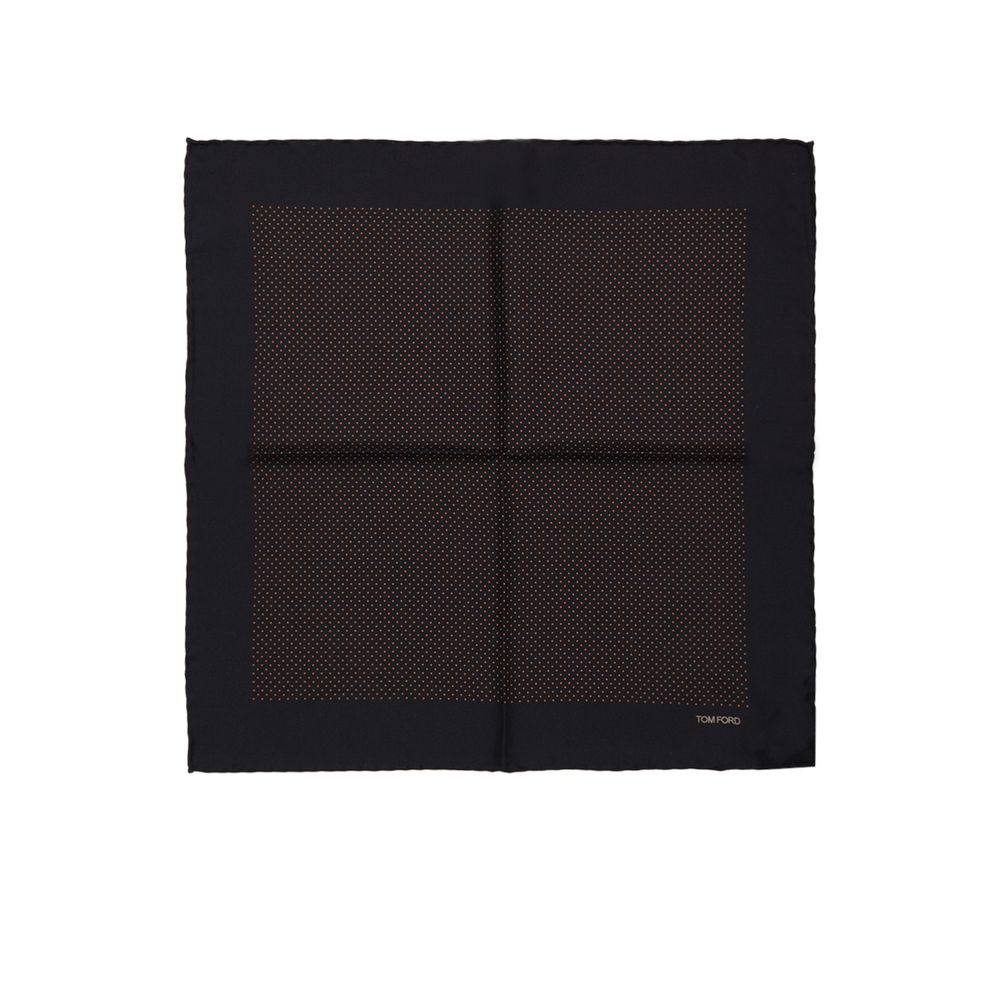 Tom Ford Black Silk Pocket Square | Regal Royce