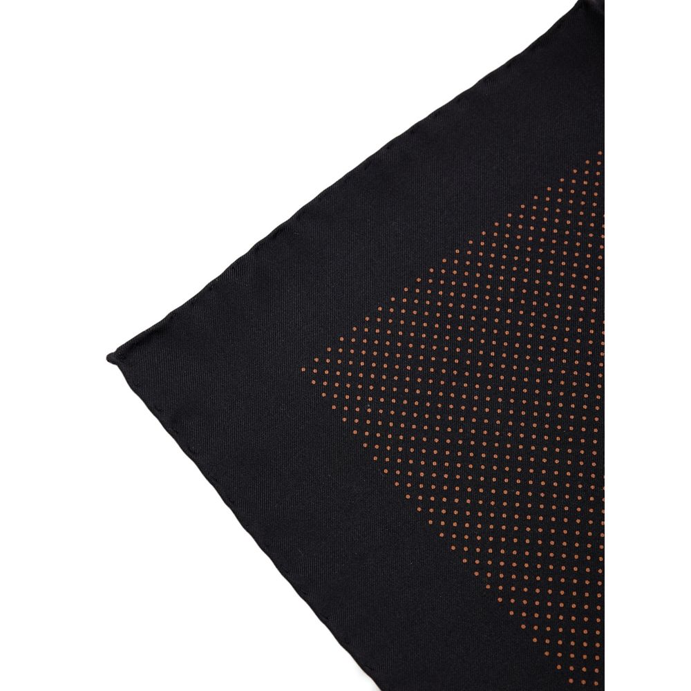 Tom Ford Black Silk Pocket Square | Regal Royce