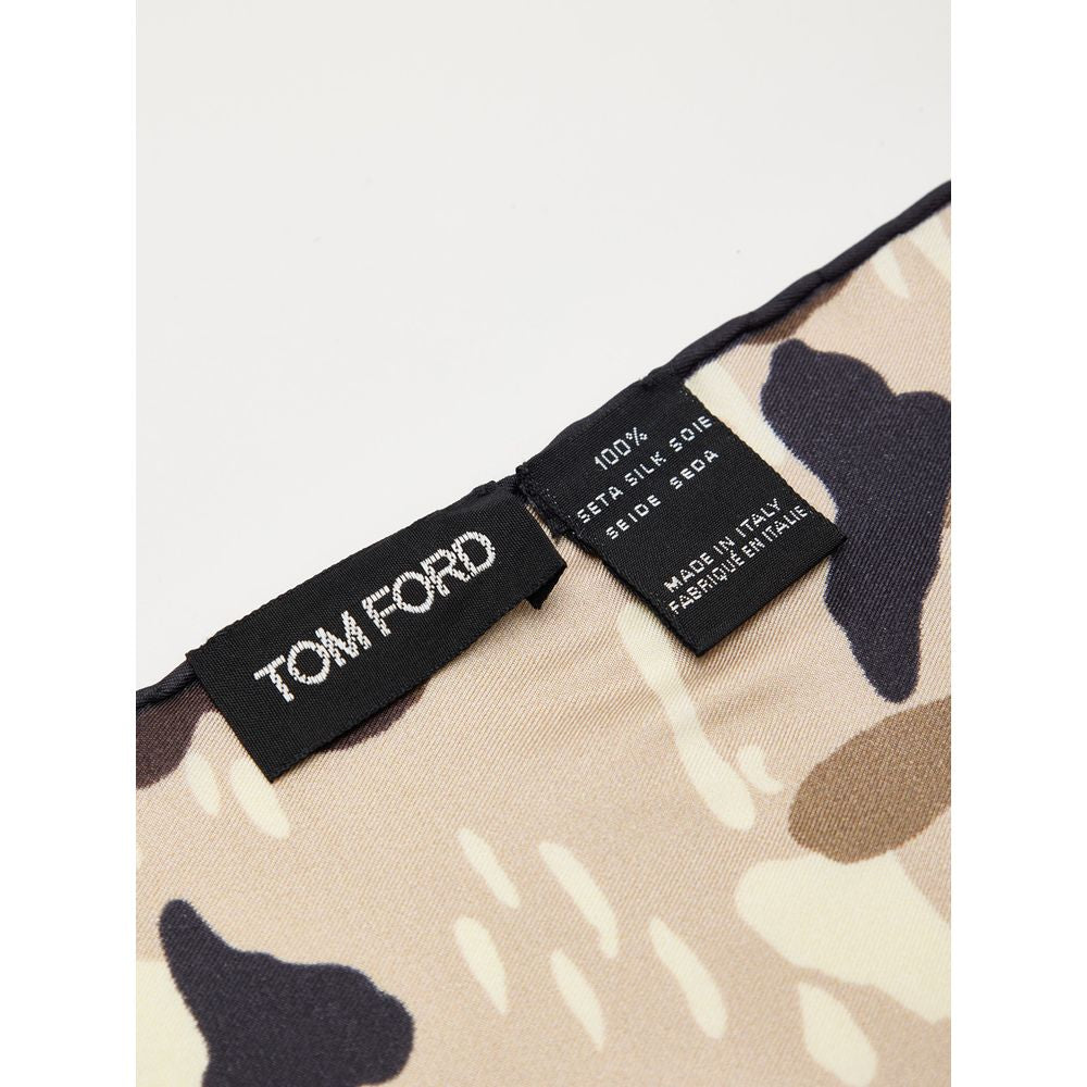 Tom Ford Beige Silk Pocket Square | Regal Royce