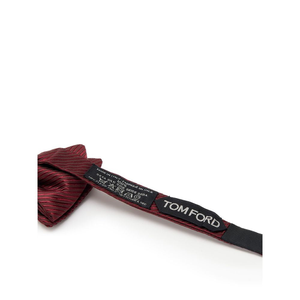 Tom Ford Red Silk Bowtie