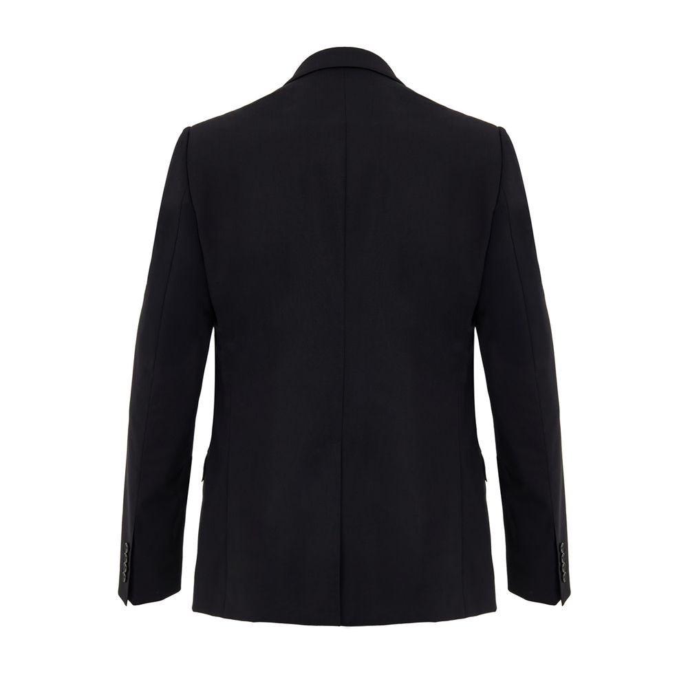 Dolce & Gabbana Black Wool Two-Piece Suit