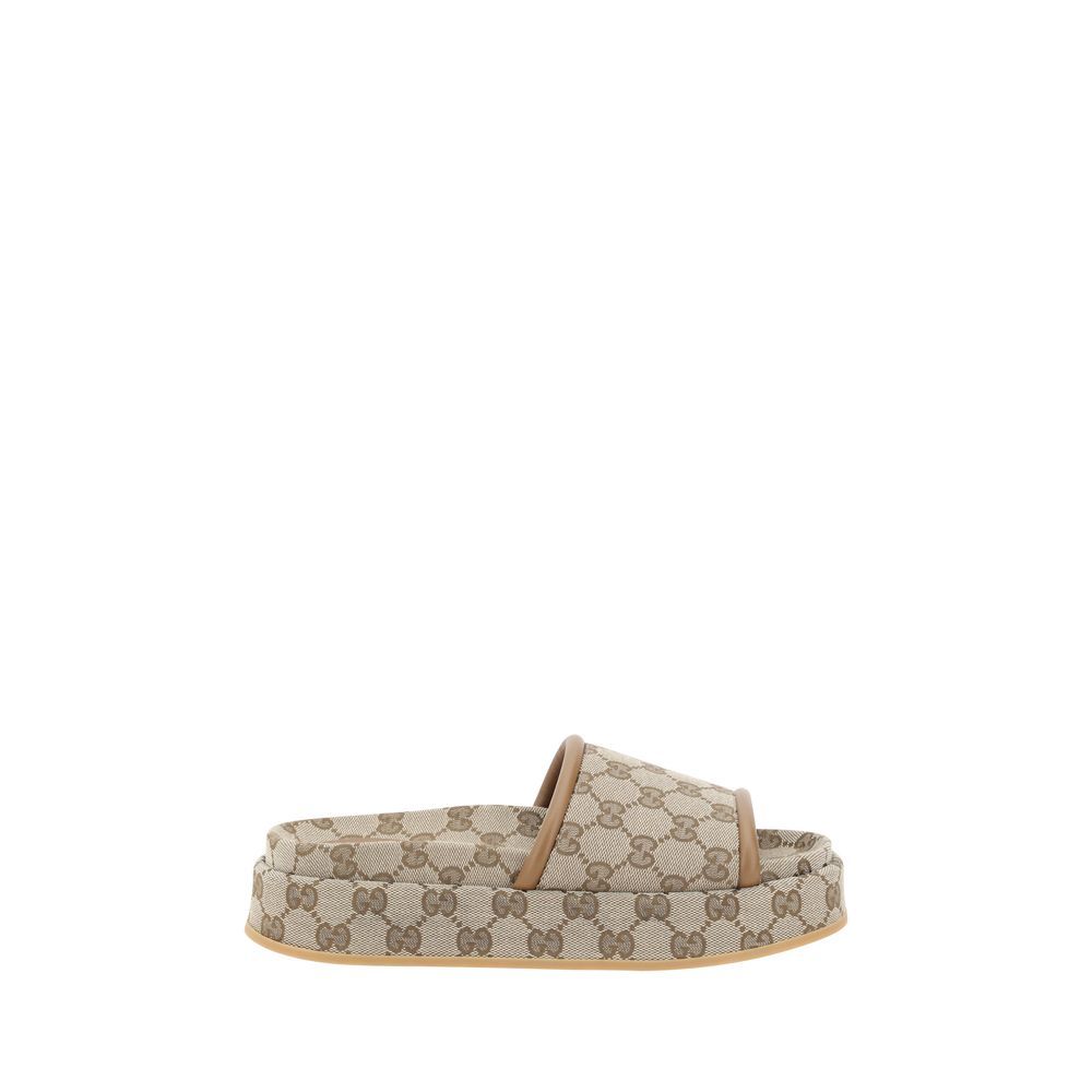 Gucci Beige Polyamide Sandals | Regal Royce