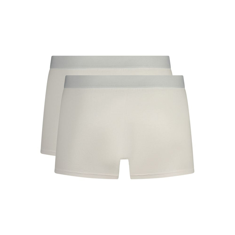 Trussardi Bianco Cotton Men Boxer Short | Regal Royce
