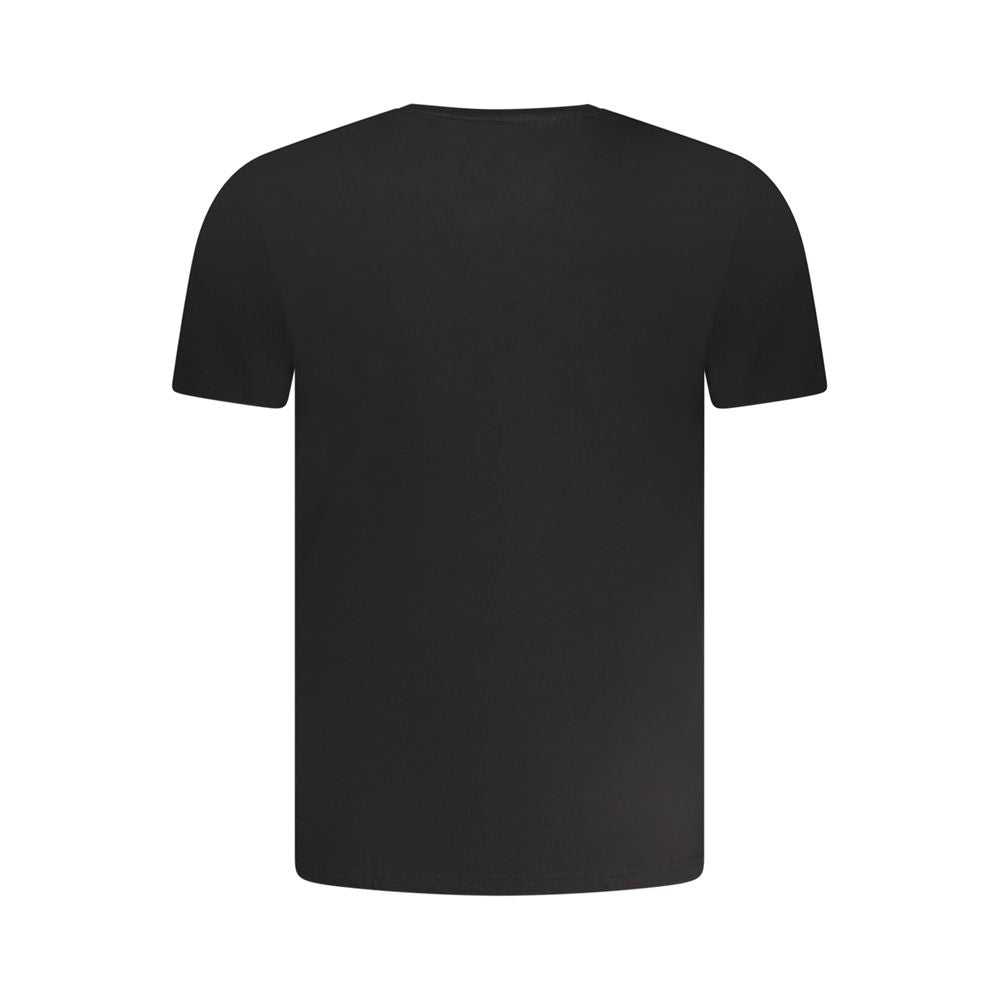 Aeronautica Militare Black Cotton Men's T-Shirt | Regal Royce