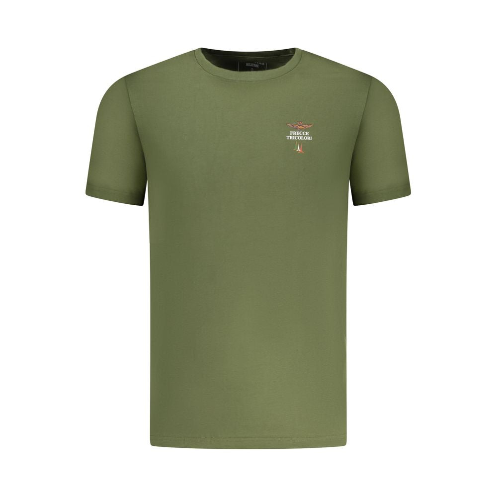Aeronautica Militare Verde Cotton Mens Underwear Shirt | Regal Royce