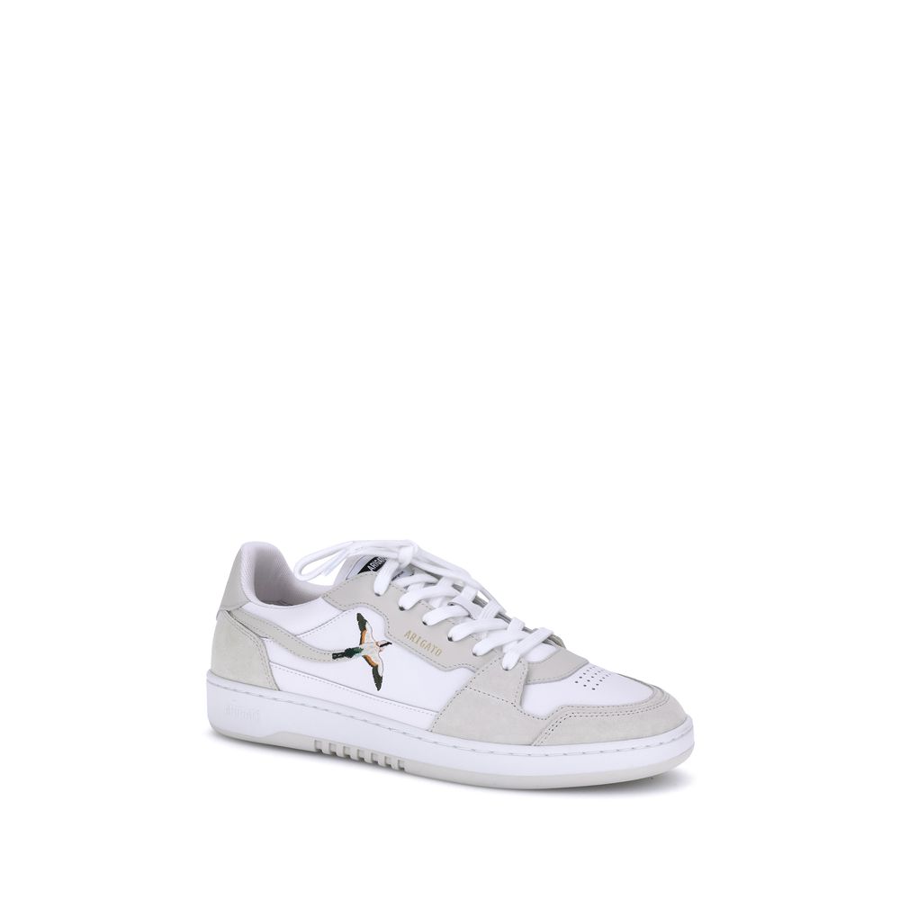 Axel Arigato White Recycled Polyester Low Top Sneakers | Regal Royce