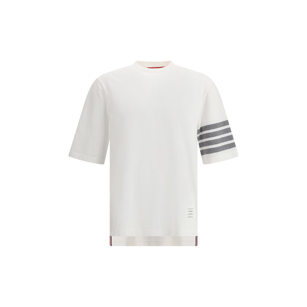 Thom Browne White Cotton T-Shirt