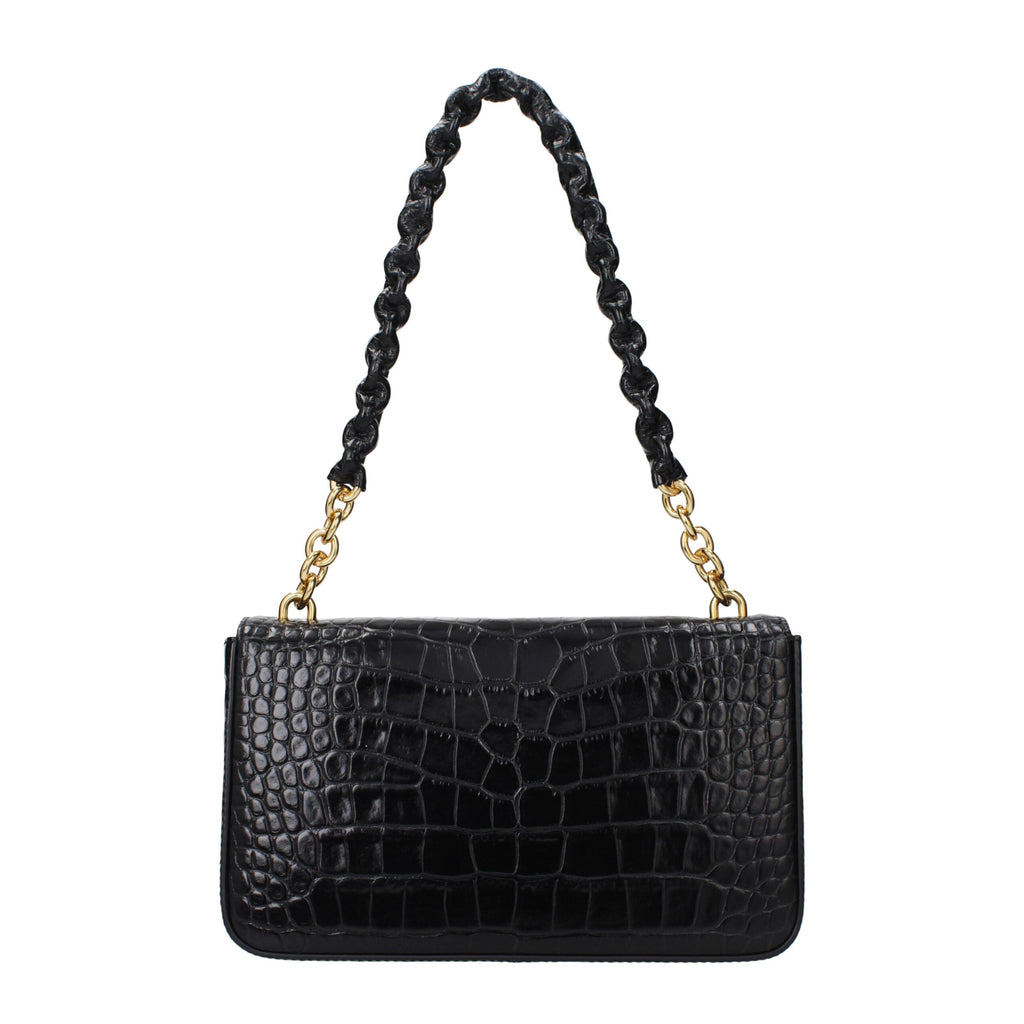 Tom Ford Black Leather Shoulder Bag