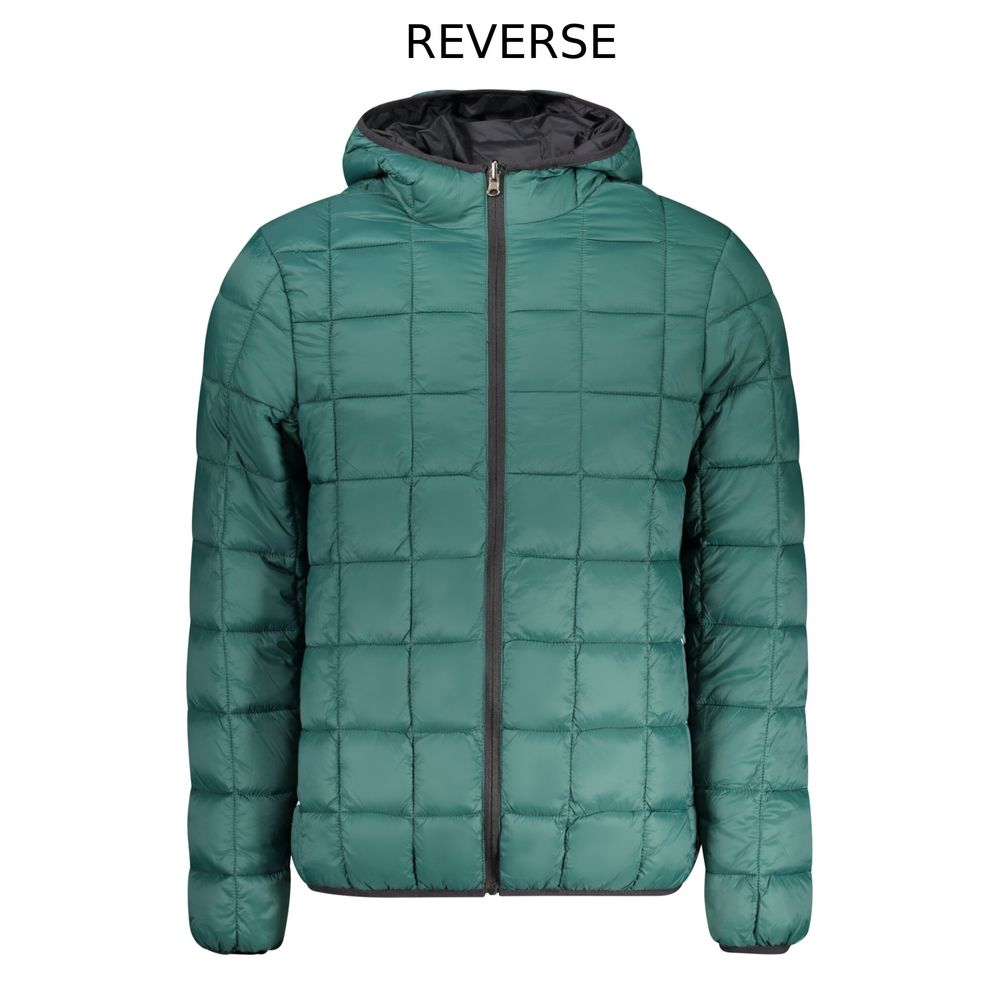 Norway 1963 Black Polyester Men's Reversible Jacket | Regal Royce