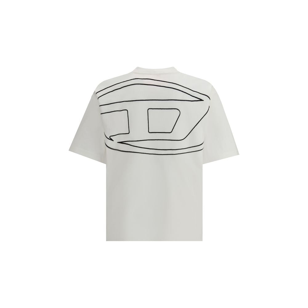 Diesel White Cotton T-Shirt | Regal Royce