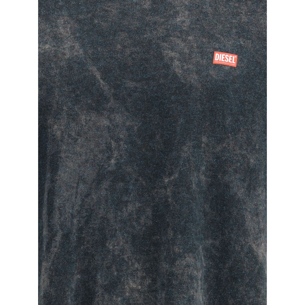 Diesel Black Cotton T-Shirt | Regal Royce