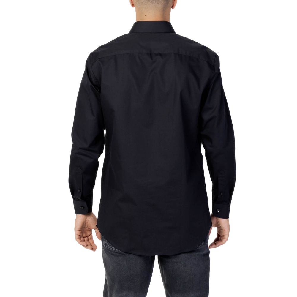 Selected Black Cotton Dress Shirt | Regal Royce