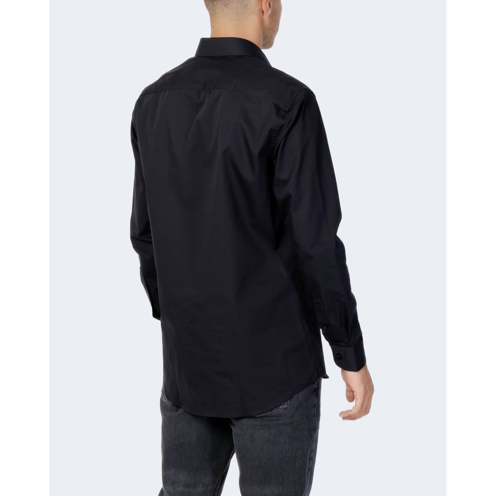 Selected Black Cotton Dress Shirt | Regal Royce