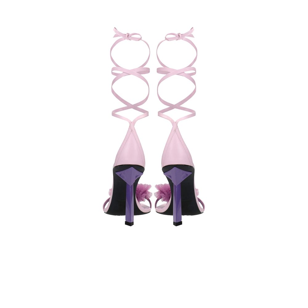 Aniye By Purple Leather High Heel Pumps | Regal Royce