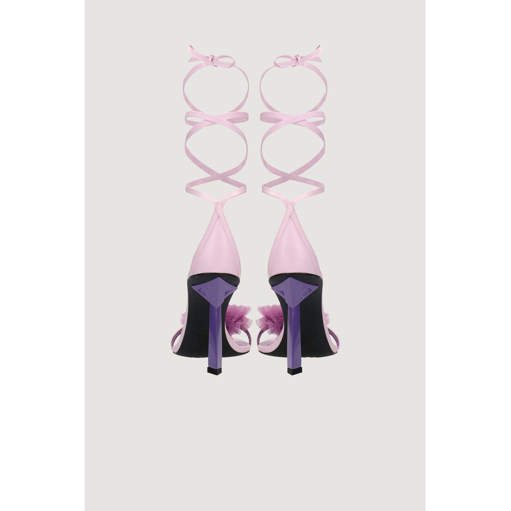 Aniye By Purple Leather High Heel Pumps | Regal Royce