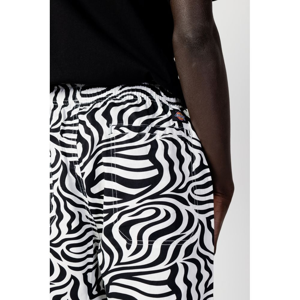 Dickies Black And White Recycled Polyester Bermuda Shorts | Regal Royce