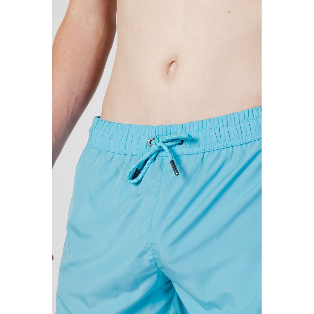 Trussardi Beachwear Blue Polyester Swim Shorts | Regal Royce