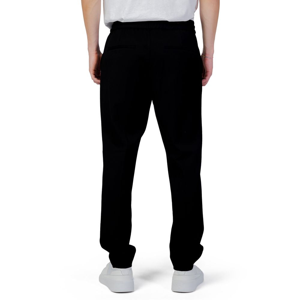 Hugo Boss Black Polyester Casual Pants | Regal Royce