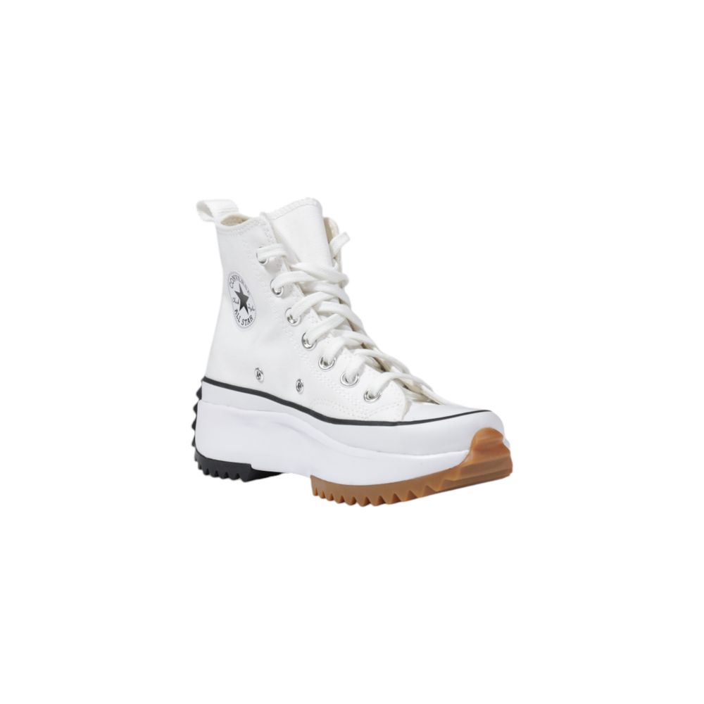 Converse White Fabric Chunky Sneakers | Regal Royce