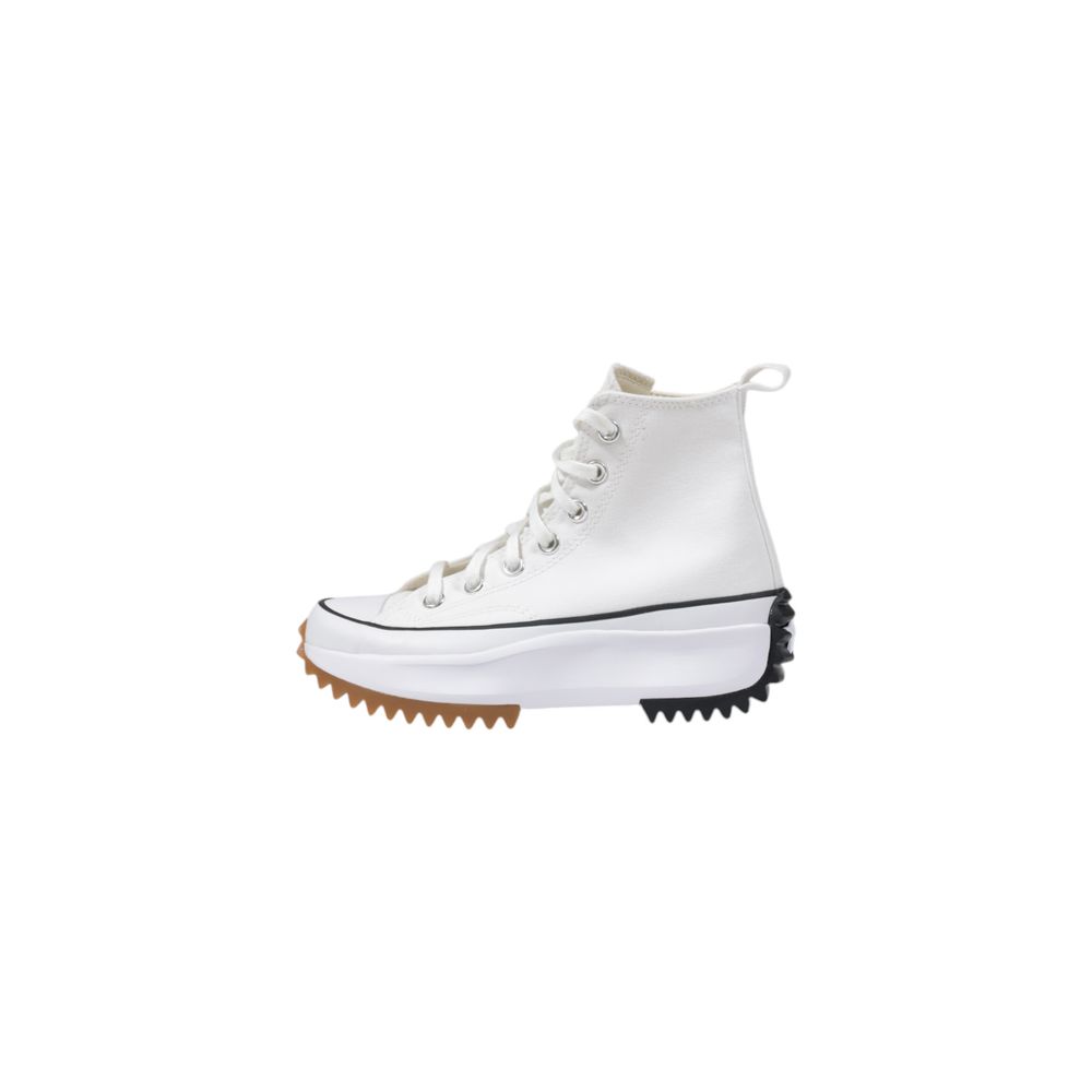 Converse White Fabric Chunky Sneakers | Regal Royce