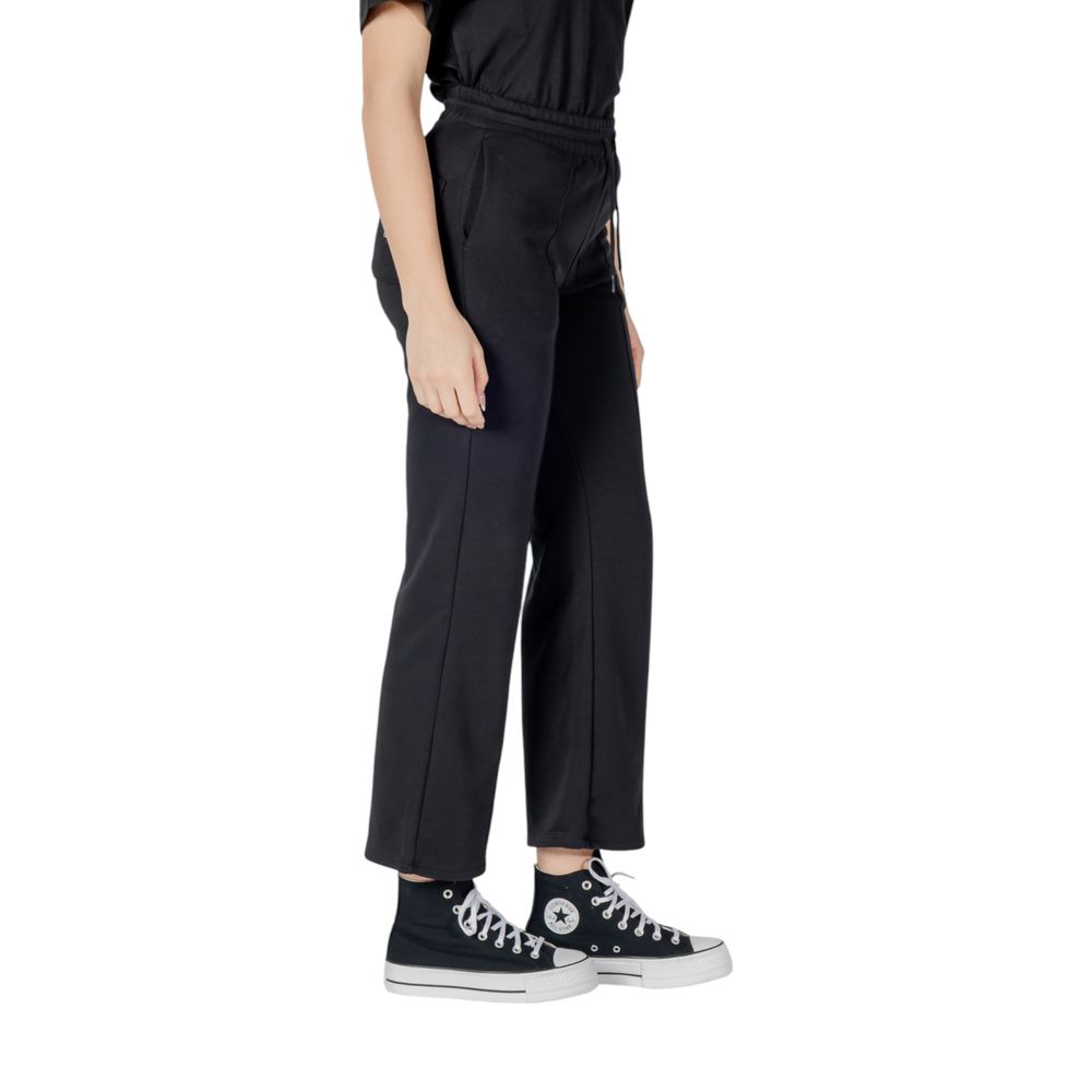 Converse Black Cotton Joggers (Workout Pants) | Regal Royce
