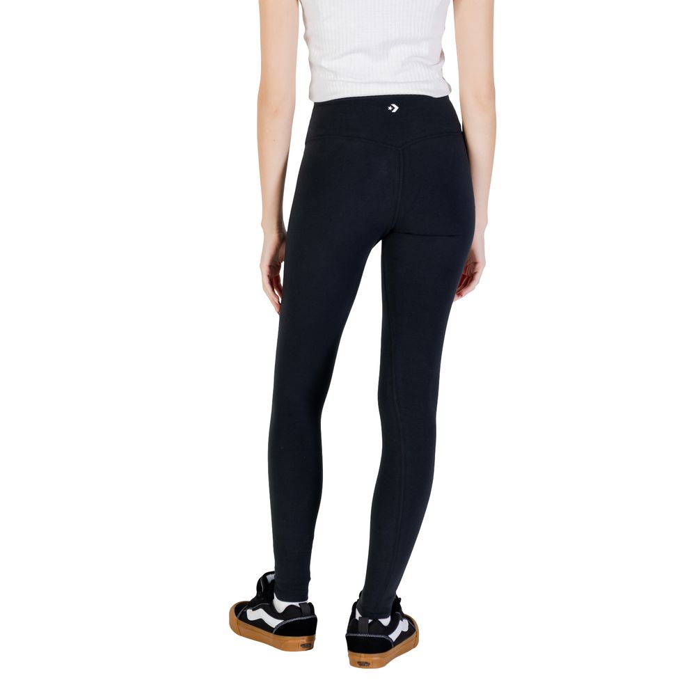 Converse Black Cotton Leggings | Regal Royce