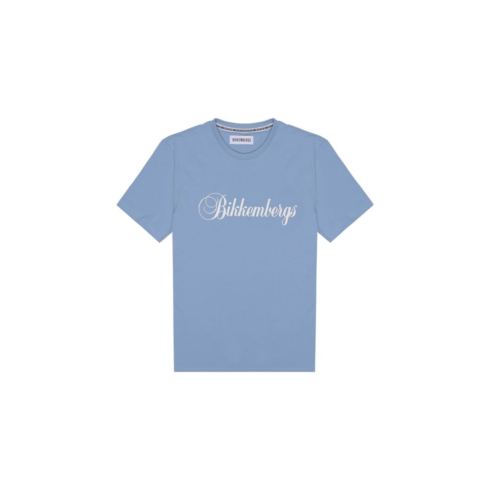 Bikkembergs Blue Cotton T-Shirt | Regal Royce