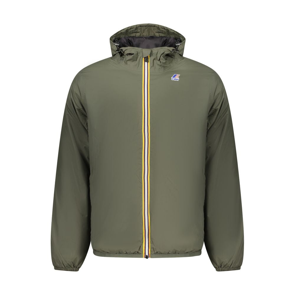 K-WAY Green Polyamide Men Jacket