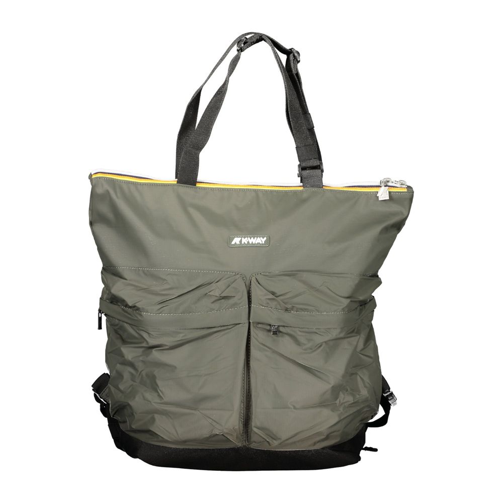 K-WAY Green Polyamide Unisex Backpack