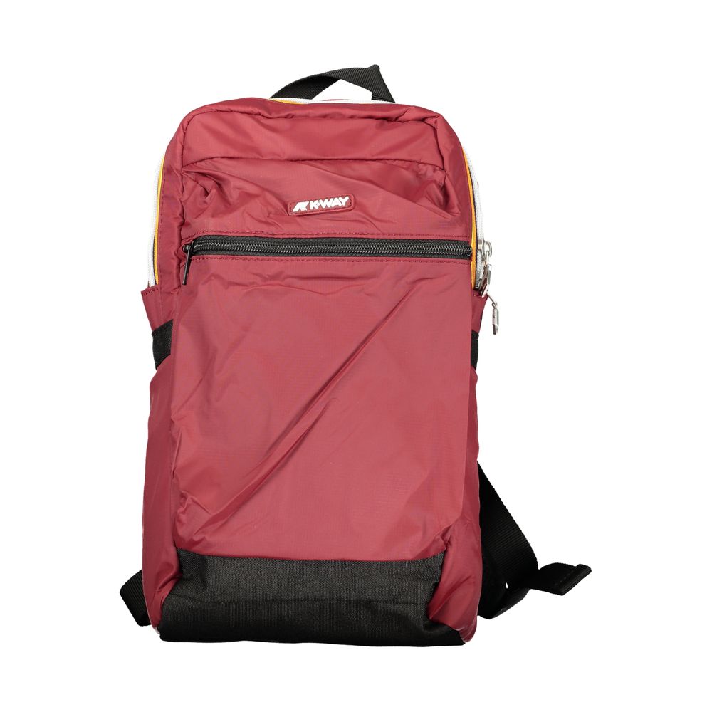 K-WAY Red Polyamide Unisex Backpack