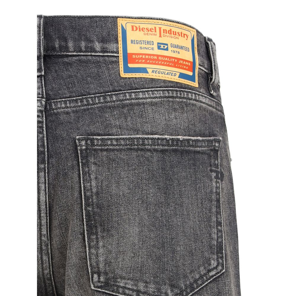 Diesel Gray Cotton Relaxed Fit Jeans | Regal Royce