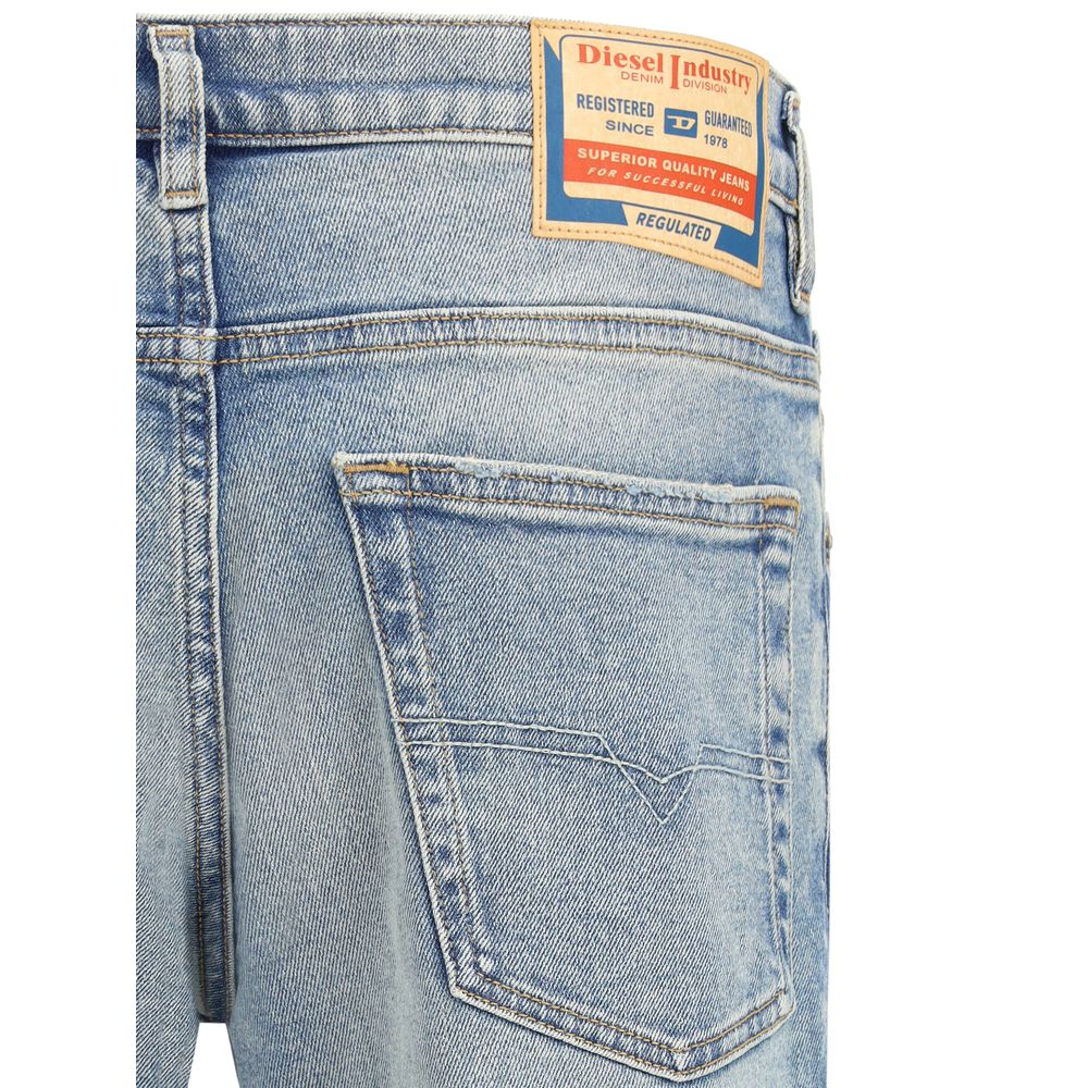 Diesel Blue Cotton Tapered Jeans | Regal Royce