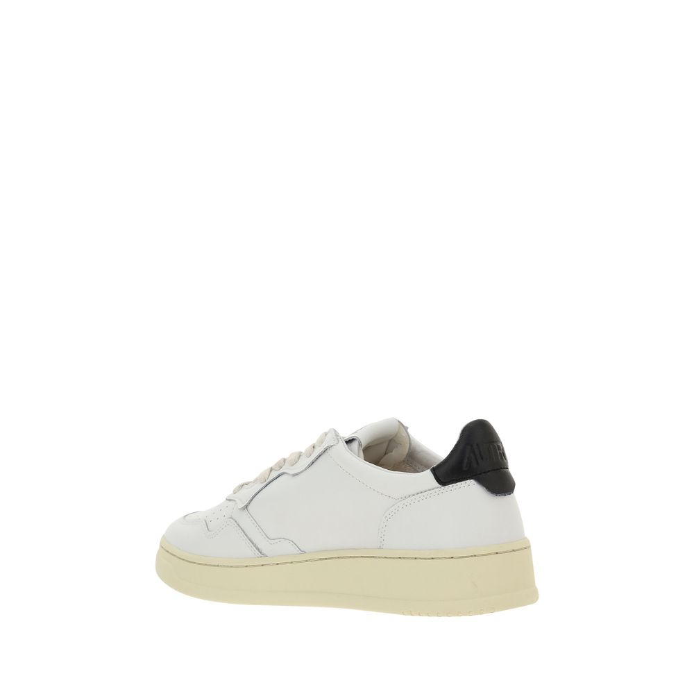 Autry White Calf Leather Bos Taurus Sneakers
