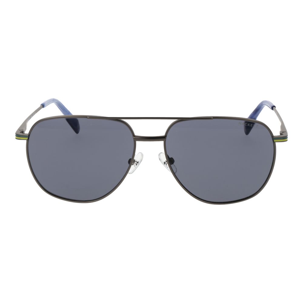Hackett Gray Metal Sunglasses | Regal Royce