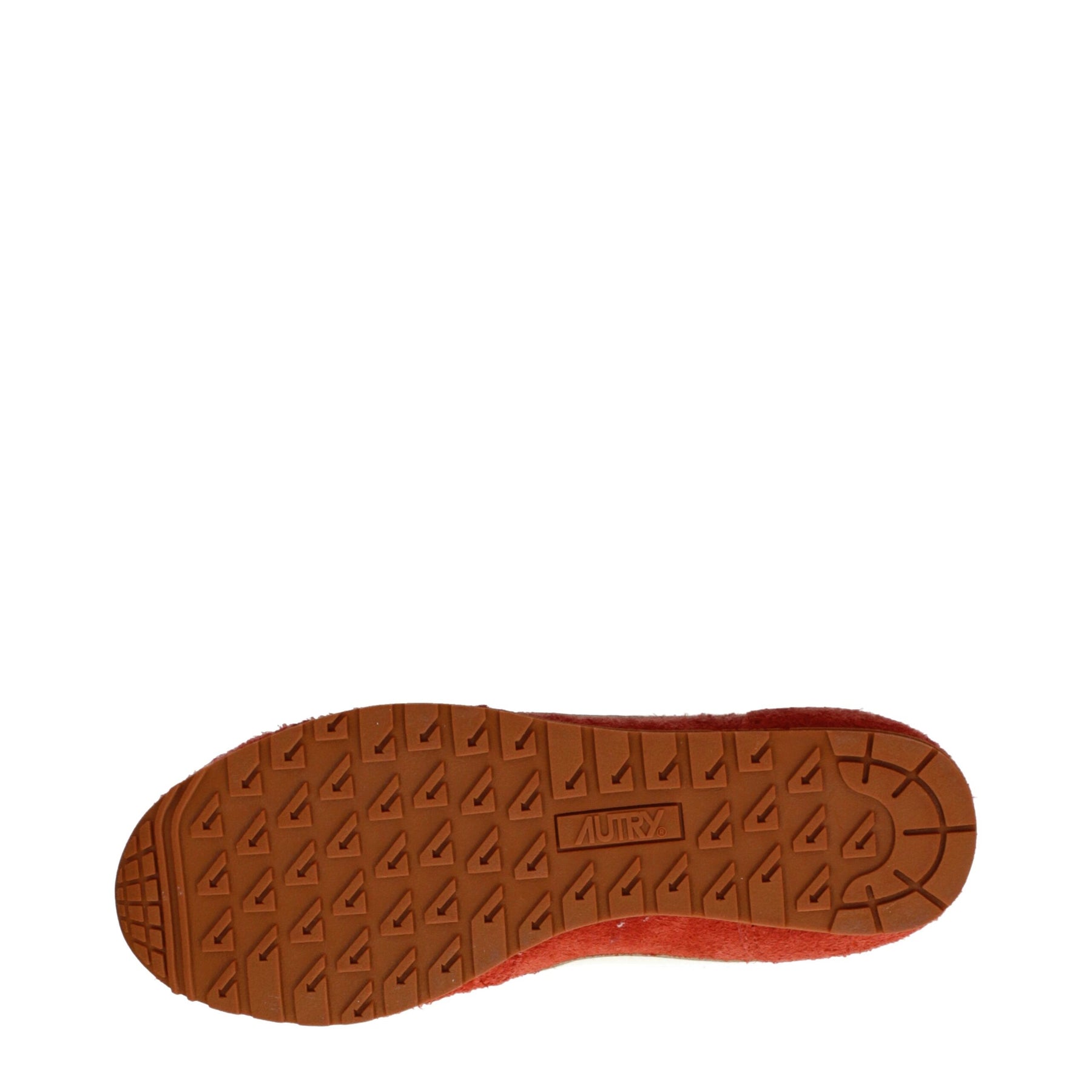 Autry Orange Leather Sneakers | Regal Royce