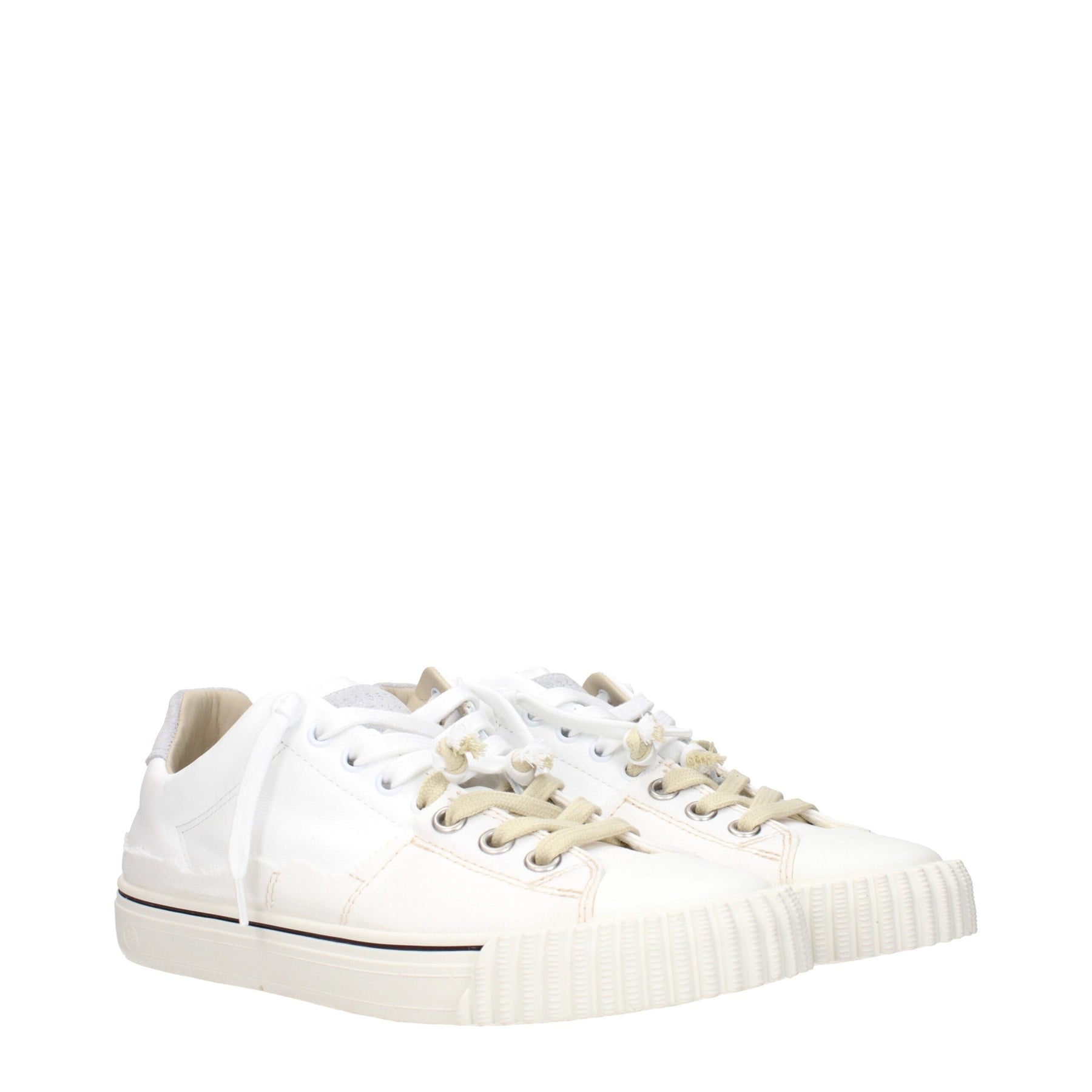 Maison Margiela White Leather Low Top Sneakers | Regal Royce