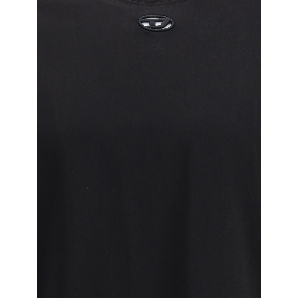Diesel Black Cotton T-Shirt | Regal Royce