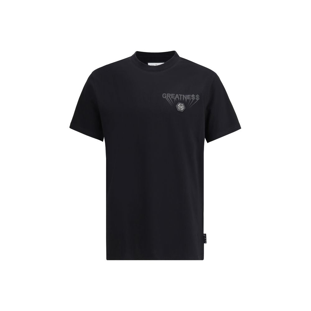Philipp Plein Black Cotton T-Shirt | Regal Royce