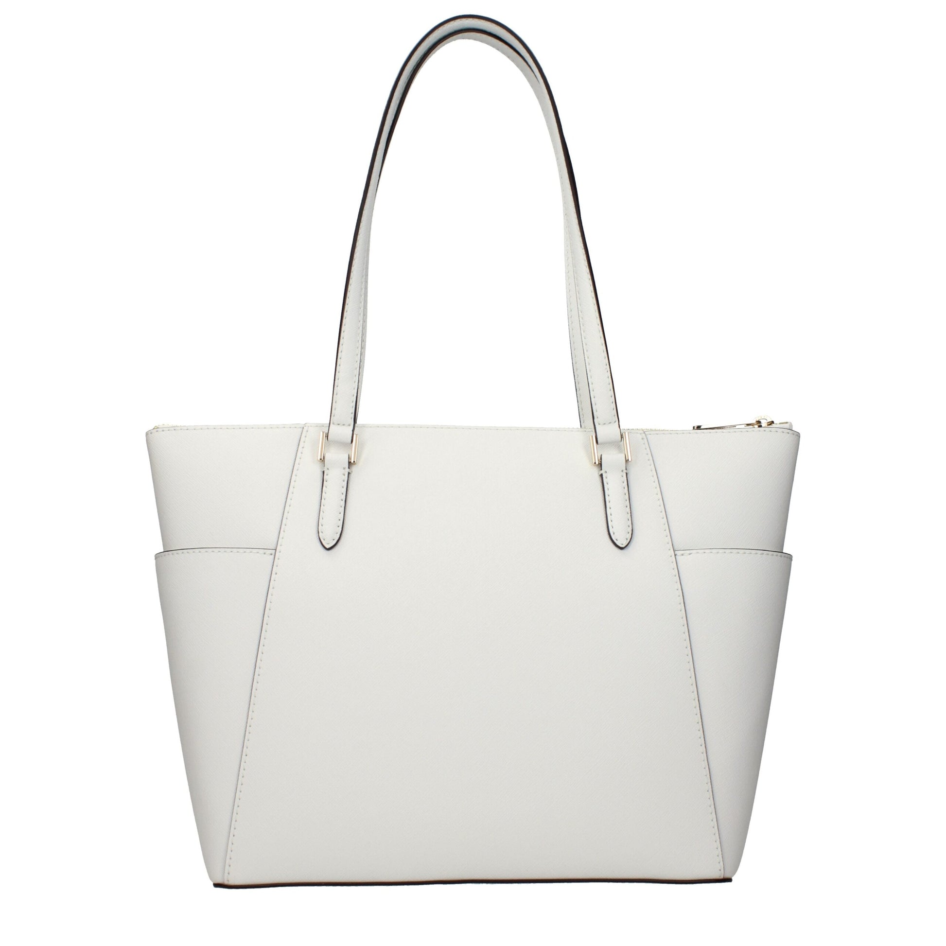 Michael Kors White Leather Shoulder Bag